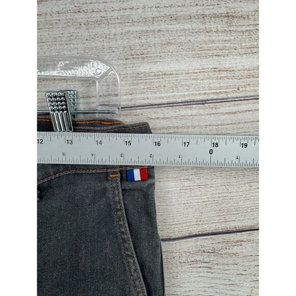 DAO Stretch Slim Leg Jeans Mens 31 Gray Medium Wash Denim France - Picture 7 of 8